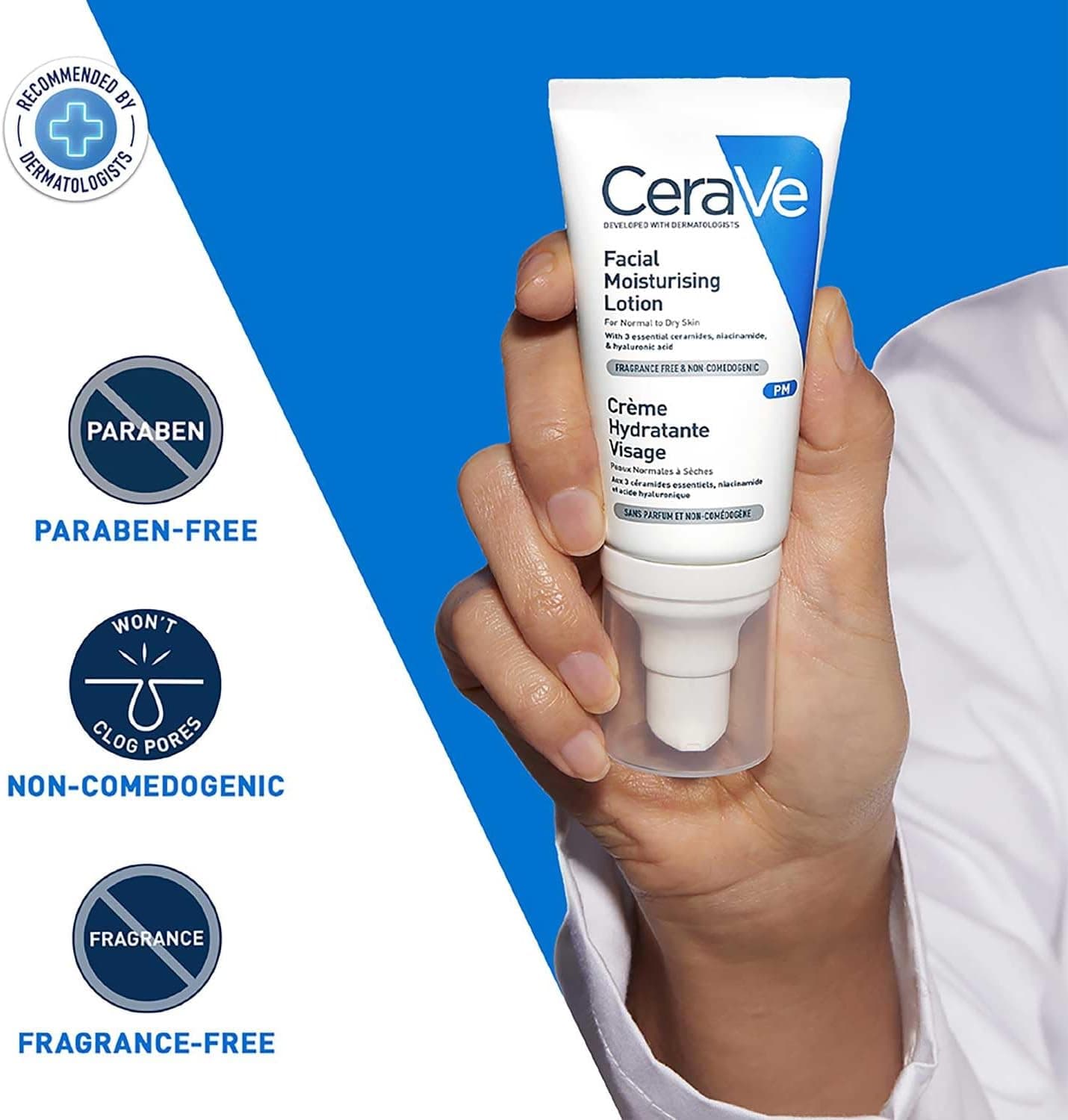 CeraVe Daily Moisturizing Face Cream with Hyaluronic Acid - view 4 - unique gift idea