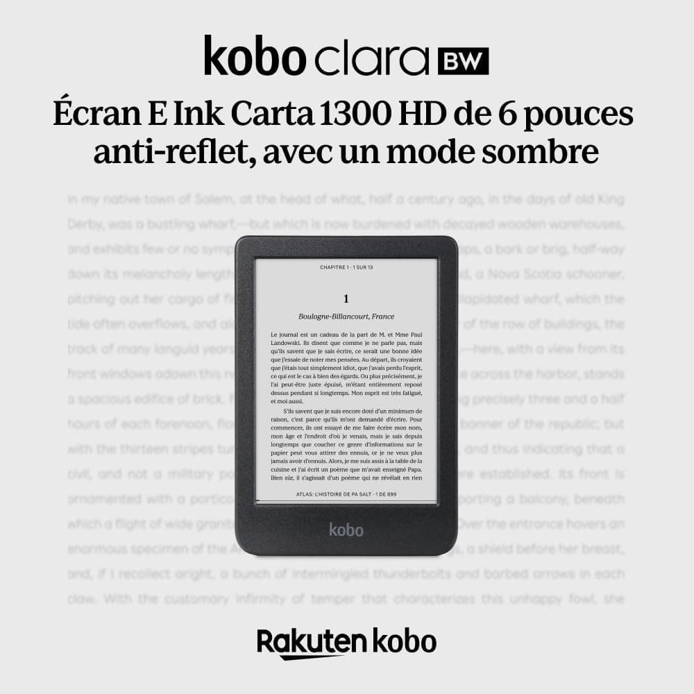 Kobo Clara 2E Waterproof E-Reader - view 2 - unique gift idea