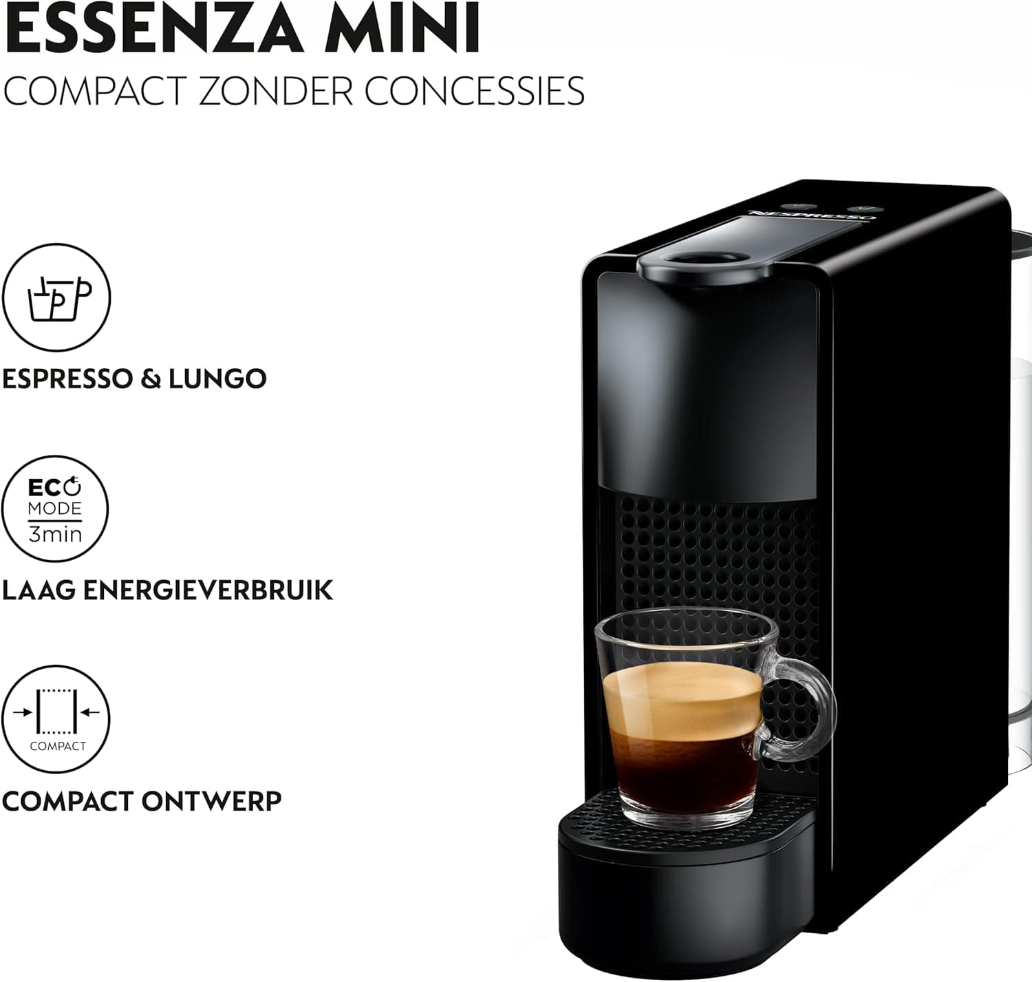 Nespresso Essenza Mini Espresso Machine by Krups - view 3 - unique gift idea