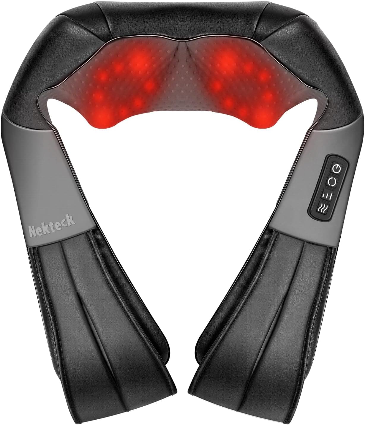 Electric Shiatsu Neck and Shoulder Massager with Heat - view 1 - unique gift idea