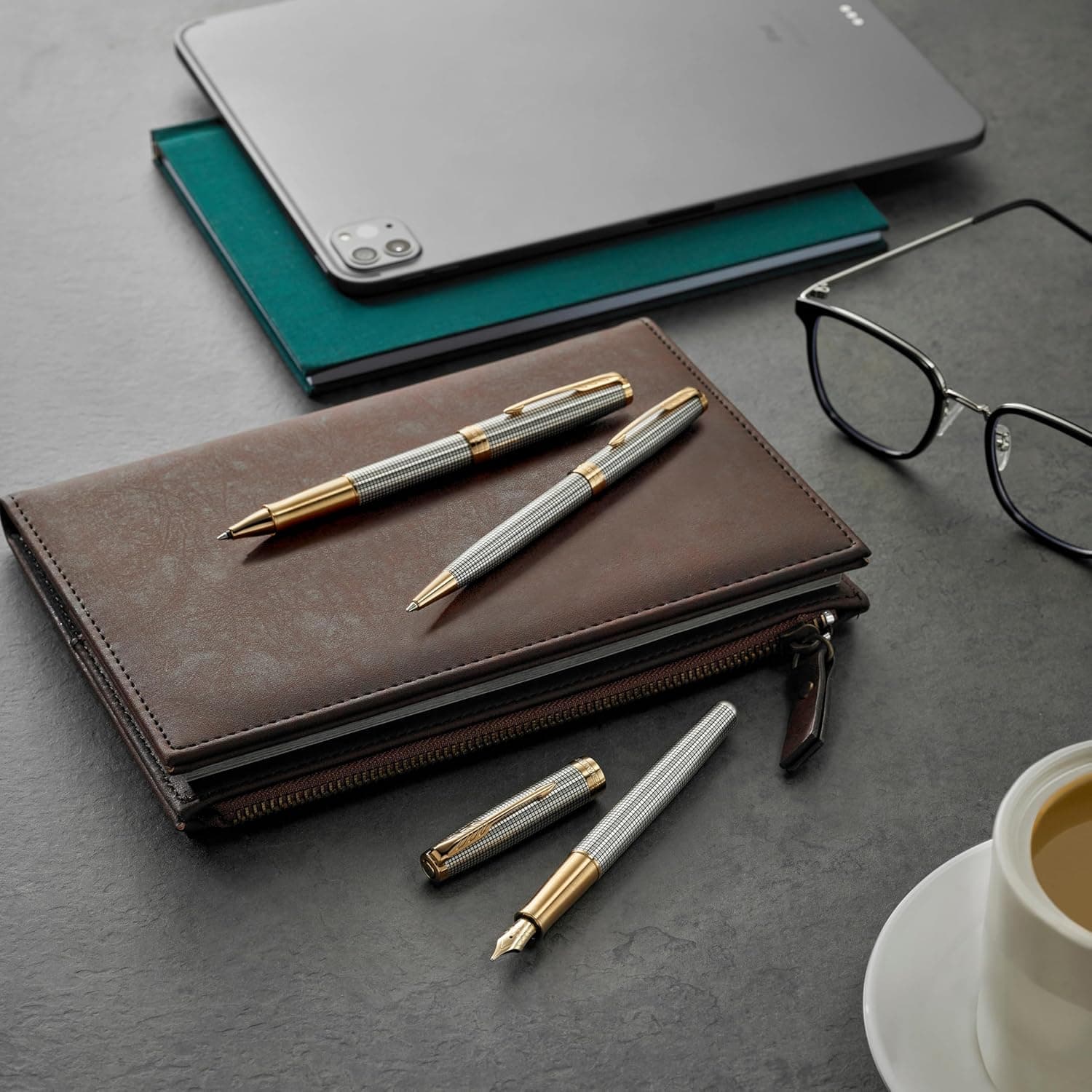 Parker Sonnet Elegant Silver Ballpoint Pen in Gift Box - view 2 - unique gift idea