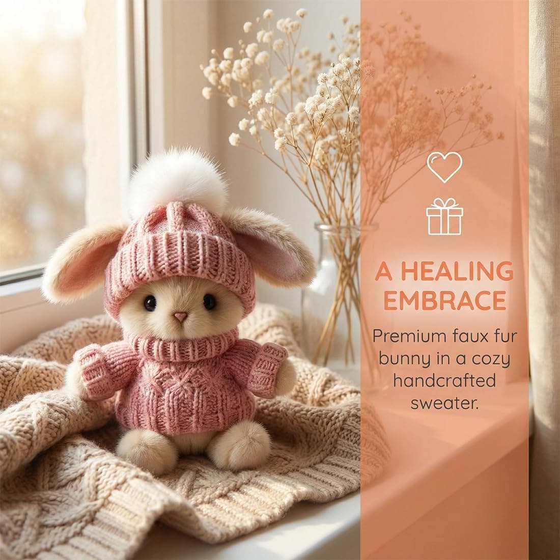 Mini Bunny Hug in a Box Easter Gifts for Kids - slide 2 - unique gift idea