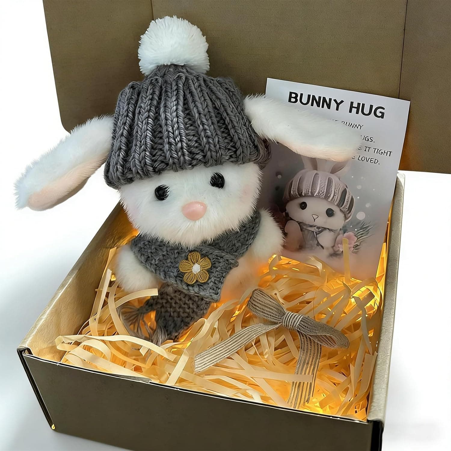 Mini Bunny Hug in a Box Easter Gifts for Kids - slide 1 - unique gift idea