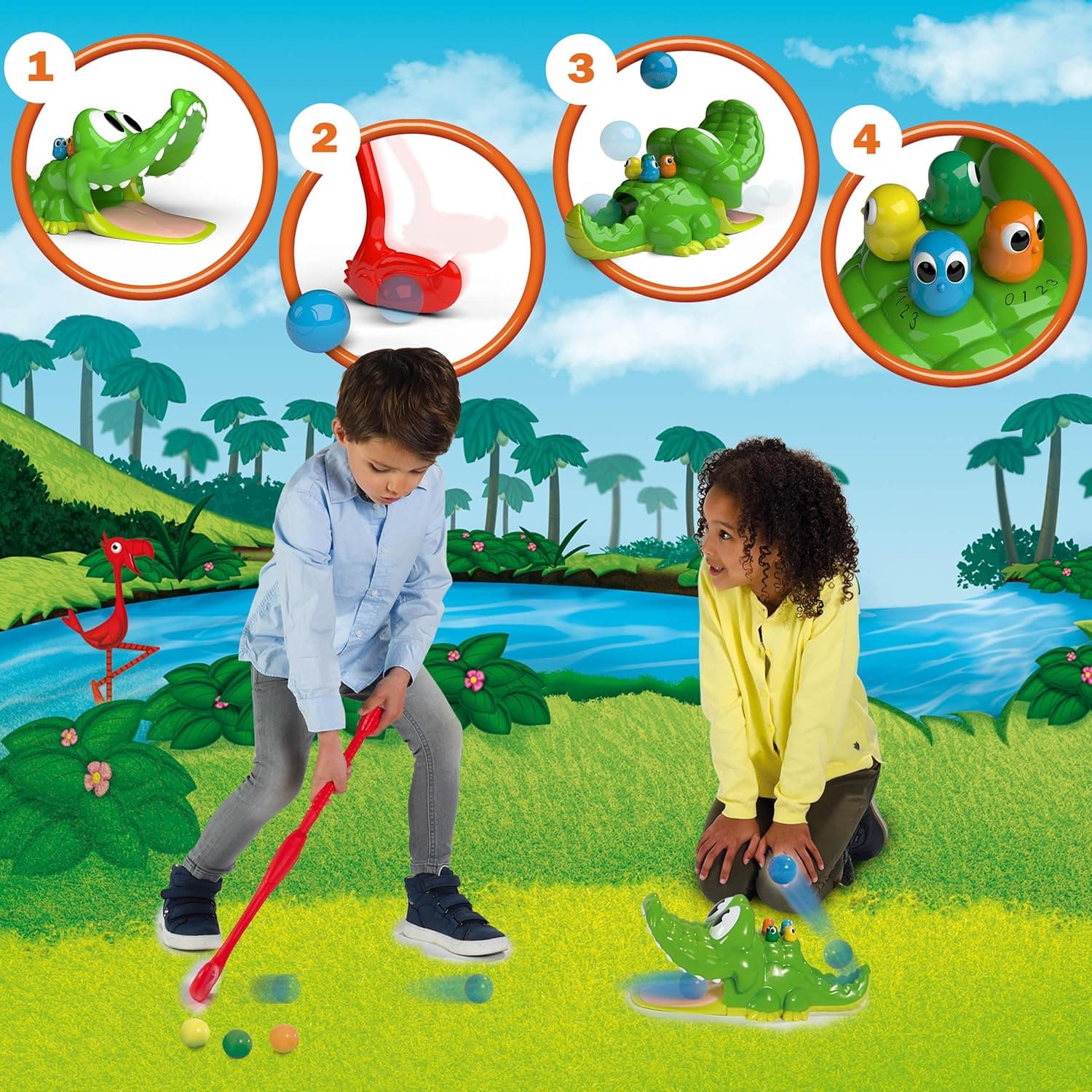 KROKO GOLF, Mini Golf Game for Children - view 2 - unique gift idea